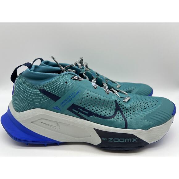 Nike Zoomx Zegama Trail Mineral Teal Racer Blue DH0623-301 Men's Size 10 New - Picture 1 of 12